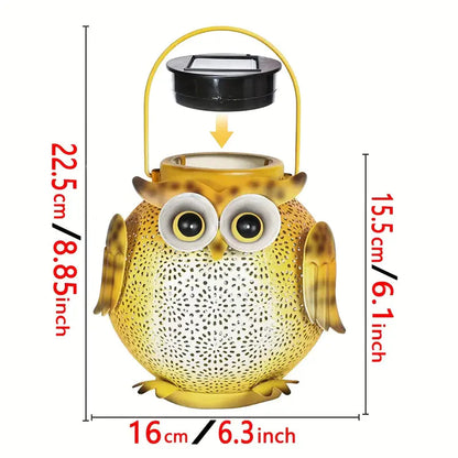 Solar Garden Hanging Light Owl Pattern __stock:200 Outdoor Lighting refund_fee:1200 Warranty