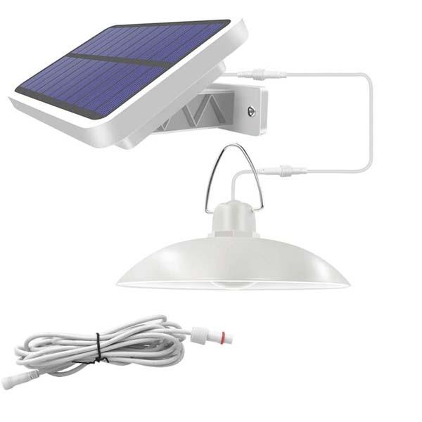 Solar Hanging Lamp for Camping Home Garden Patio White Single Head __stock:500 Outdoor Lighting refund_fee:1200 show-color-swatches Warranty