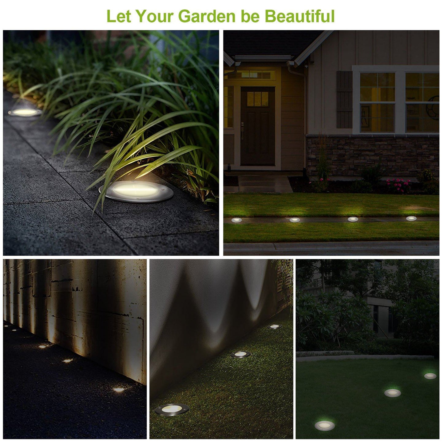 Solar LED Disk Lights IP44 Water Resistant Light Sensor Outdoor Lighting refund_fee:1200 Warranty