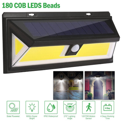 Solar Lights 180 LEDS Solar Wall Light __stock:150 Outdoor Lighting refund_fee:1800 Warranty