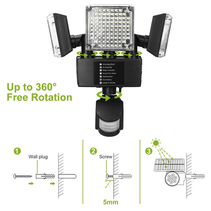 Solar Lights Outdoor 188 LEDs Low stock Outdoor Lighting refund_fee:2200 Warranty