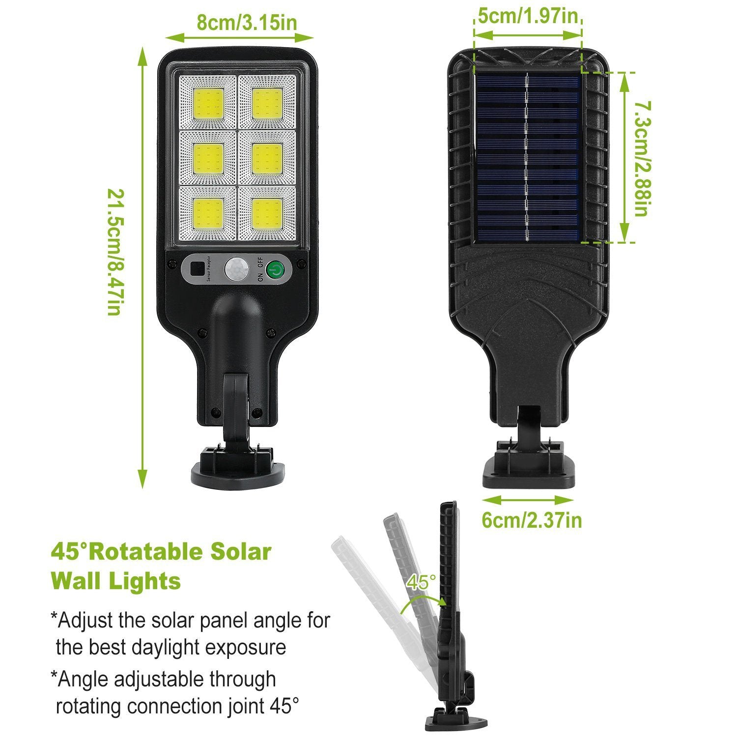 Solar Outdoor Wall Light Low stock Outdoor Lighting refund_fee:1200 Warranty