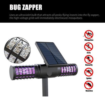 Solar Powered Bug Zapper Pest Control refund_fee:1800 Warranty