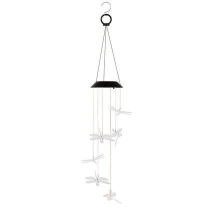 Solar Powered Dragonfly Lights Wind Chimes refund_fee:1200 String & Fairy Lights Warranty