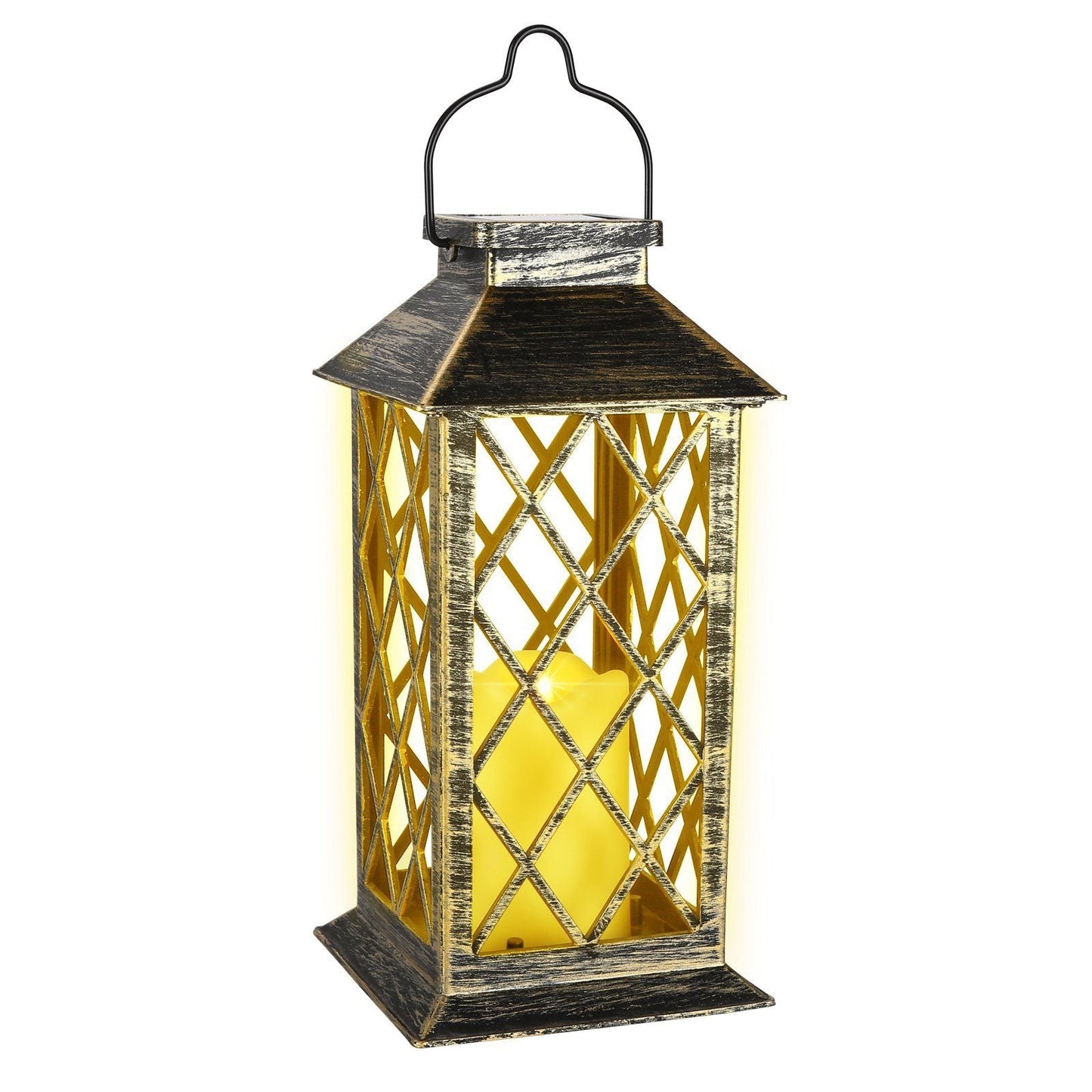 Solar Powered Led Outdoor Lantern Waterproof Candle Hanging Light __stock:50 Outdoor Lighting refund_fee:1200 Warranty