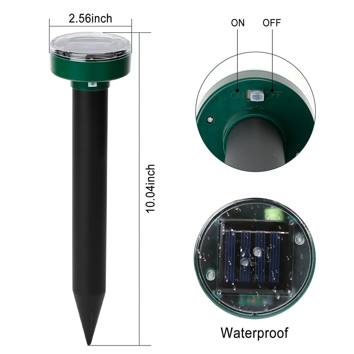 Solar Powered Mole Repeller __stock:50 Low stock Pest Control refund_fee:1200 Warranty