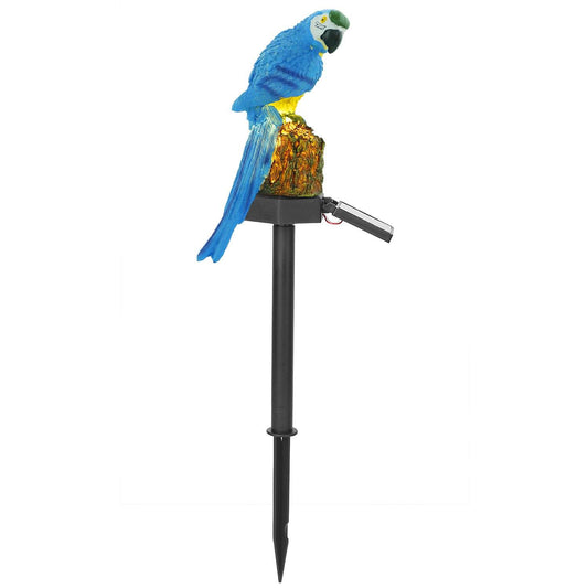 Solar Powered Parrot Garden Light IP65 Waterproof LED Blue refund_fee:1200 show-color-swatches String & Fairy Lights Warranty