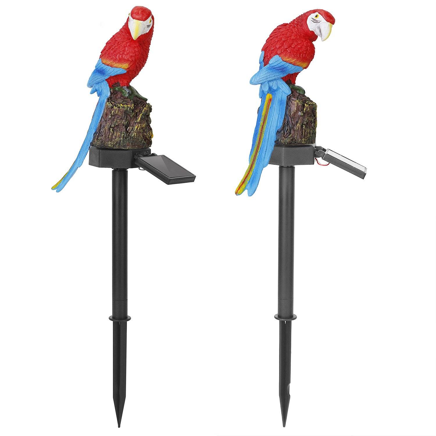 Solar Powered Parrot Garden Light IP65 Waterproof LED refund_fee:1200 show-color-swatches String & Fairy Lights Warranty