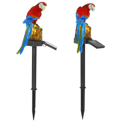 Solar Powered Parrot Garden Light IP65 Waterproof LED refund_fee:1200 show-color-swatches String & Fairy Lights Warranty