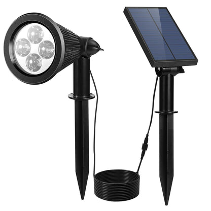 Solar Powered Spotlight Outdoor Garden Lamp Waterproof __stock:100 Outdoor Lighting refund_fee:1200 Warranty