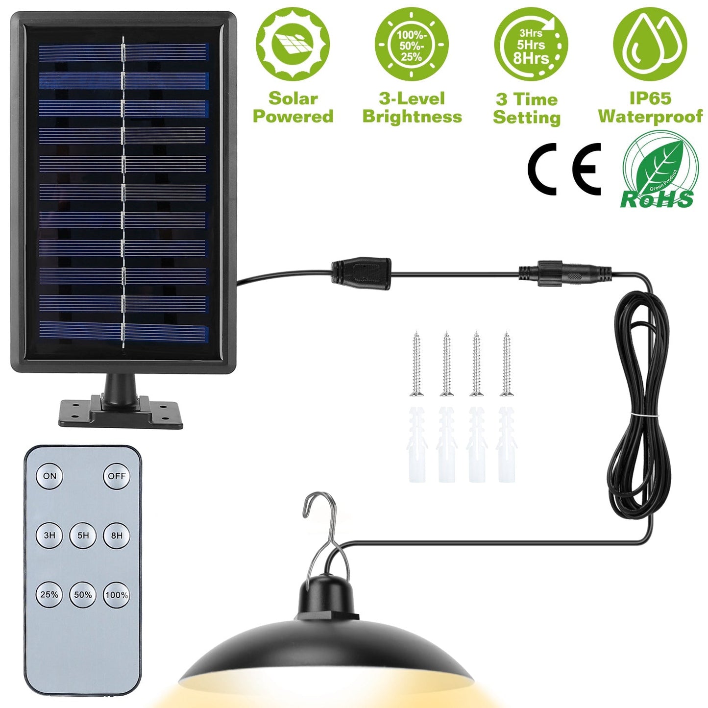 Solar Shed Light Sensor Hanging Lamp __stock:50 Outdoor Lighting refund_fee:1200 Warranty