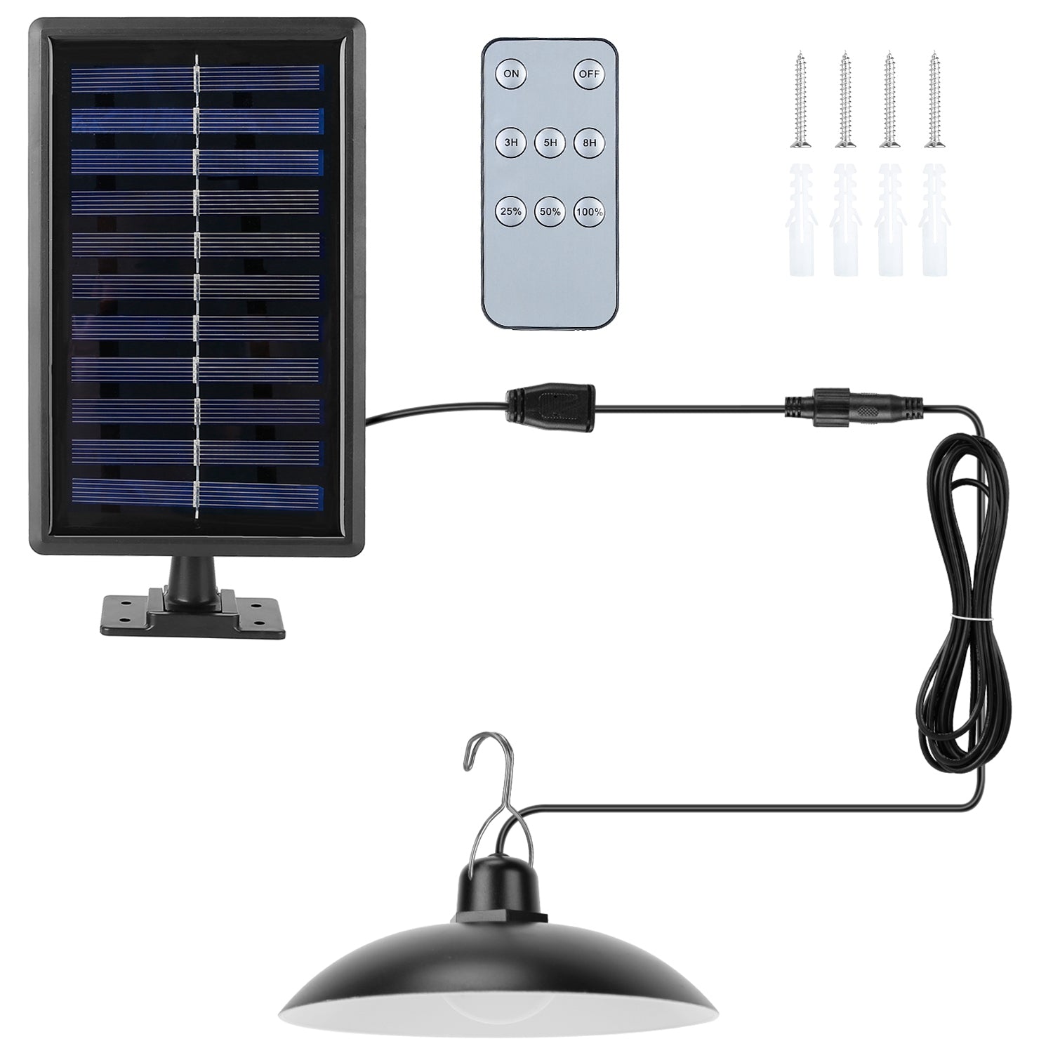 Solar Shed Light Sensor Hanging Lamp Single White __stock:50 Outdoor Lighting refund_fee:1200 Warranty