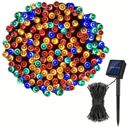 Solar String Lights Outdoor Waterproof Multicolor __stock:200 Outdoor Lighting refund_fee:800 Warranty