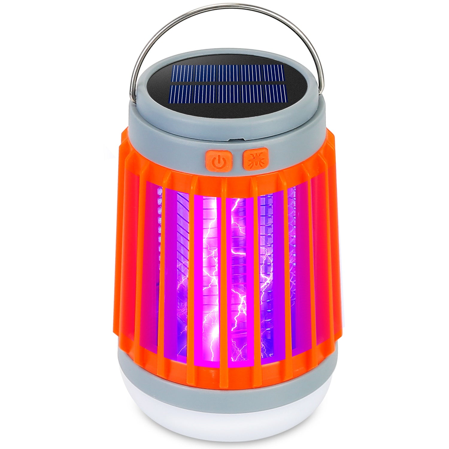 Solar USB Electric Bug Zapper with 5 Light Modes Hanging Hook __stock:50 Pest Control refund_fee:1200 Warranty