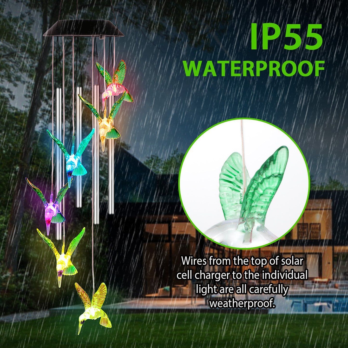 Solar Wind Chime Lights __stock:50 Garden & Patio Low stock refund_fee:1200