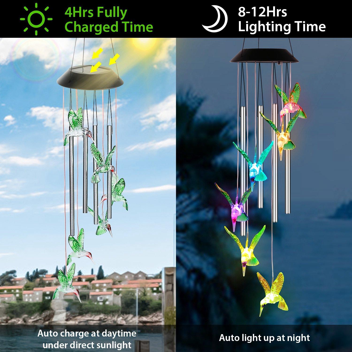 Solar Wind Chime Lights __stock:50 Garden & Patio Low stock refund_fee:1200