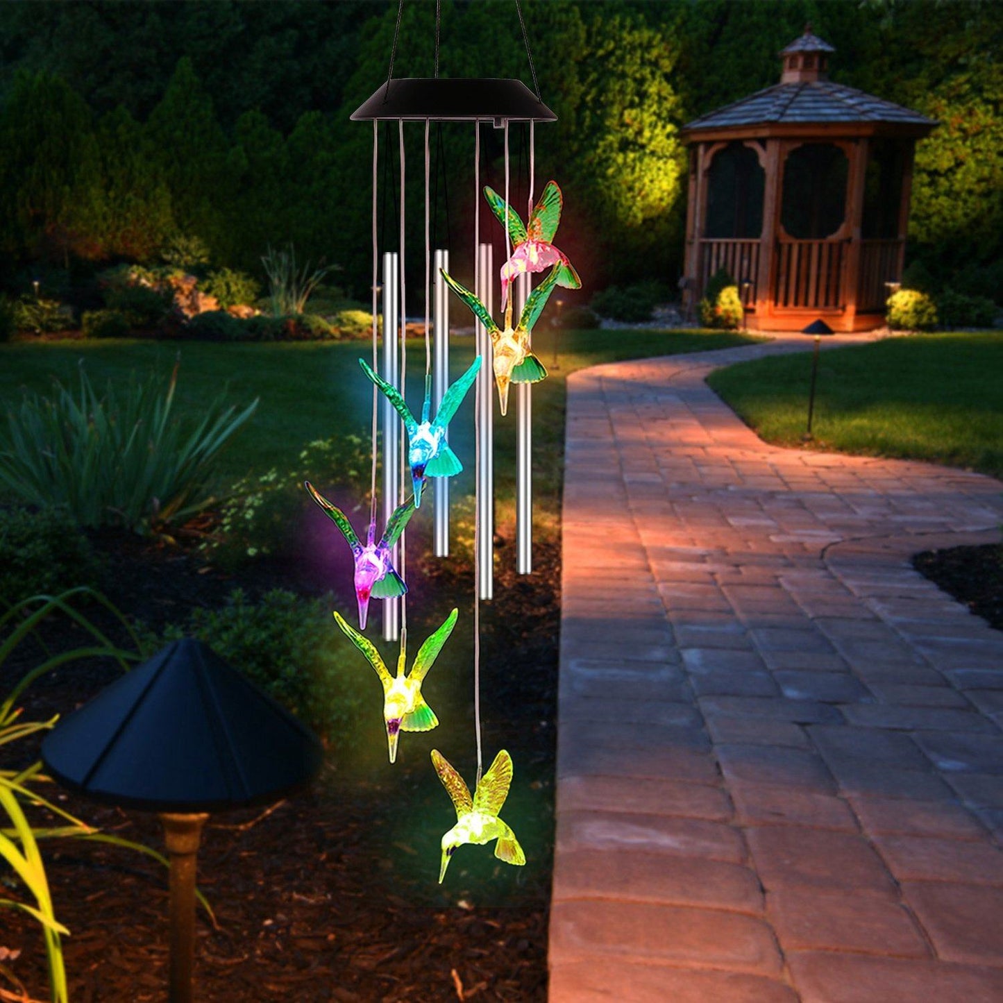 Solar Wind Chime Lights __stock:50 Garden & Patio Low stock refund_fee:1200