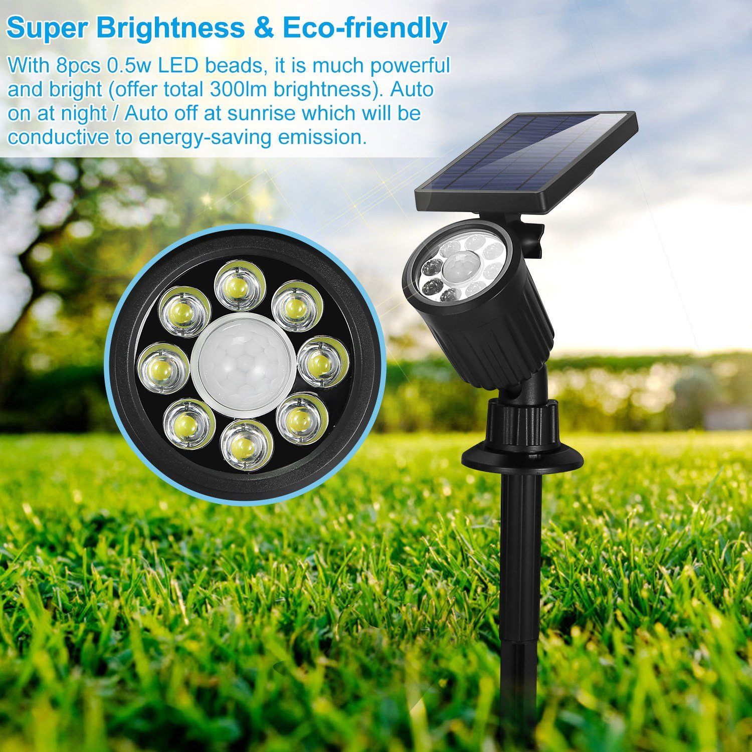 Solarek Lights Outdoor Solar Powered LED Spotlights Outdoor Lighting refund_fee:1200 Warranty