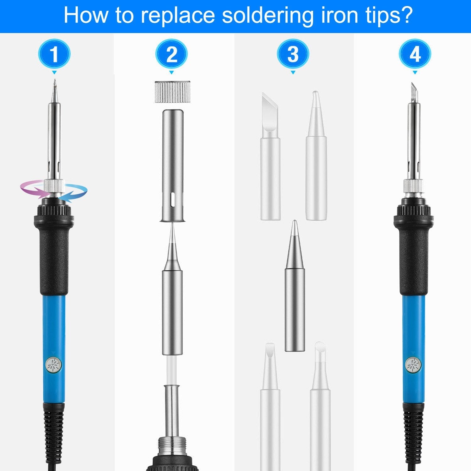 Soldering Iron 110V/60W Adjustable Temperature __stock:50 Home Improvement refund_fee:1200 Warranty