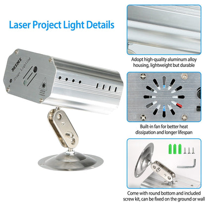 Sound Activated LED Projected Laser Patterns __stock:50 Indoor Lighting Low stock refund_fee:1200 Warranty