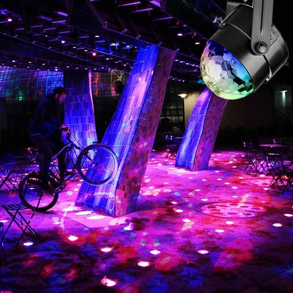 Sound Activated Rotating Disco Ball Party Lights Strobe Light __stock:200 Indoor Lighting refund_fee:1200 Warranty