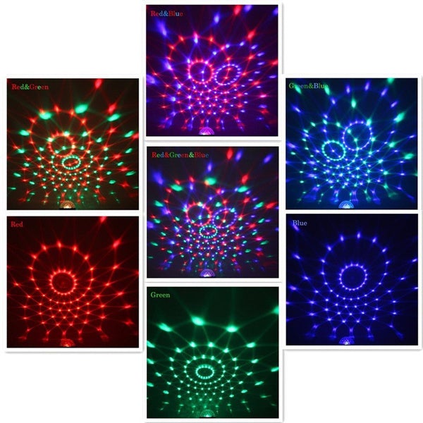 Sound Activated Rotating Disco Ball Party Lights Strobe Light __stock:200 Indoor Lighting refund_fee:1200 Warranty