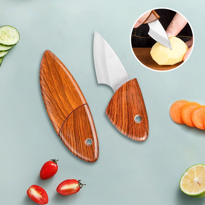 [Creative Gift] Stainless Steel Fruit Pocket Knife Kitchen & Dining