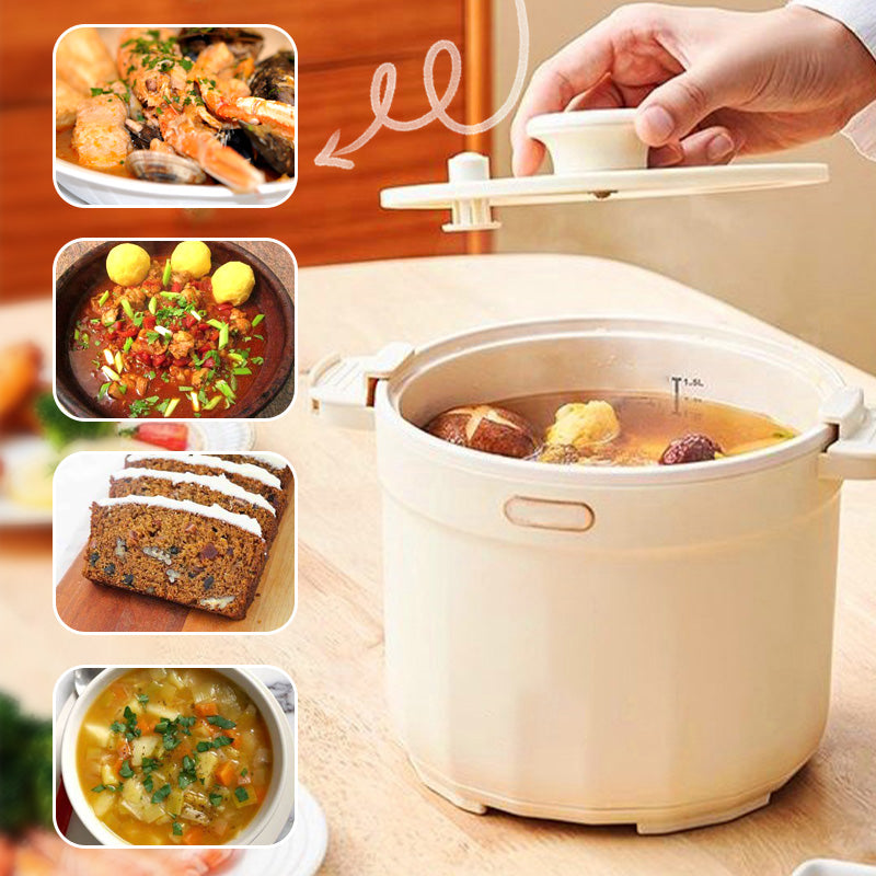 🔥Free Shipping🔥Mini Multifunctional Electric Non-Stick Cooker Kitchen & Dining