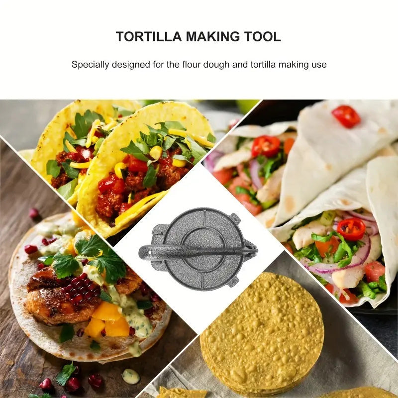 🎊Christmas Pre-sale - 55% Off🎊Tortilla Press For Homemade Pancakes, Crepes, Pizzas Kitchen & Dining