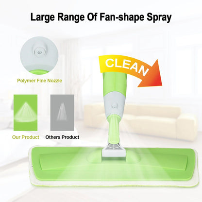 Spray Mop 360° Rotating Head Floor Cleaner 600Ml Bottle Fiber Sweeper Flat Mop __stock:50 Household Appliances refund_fee:1200