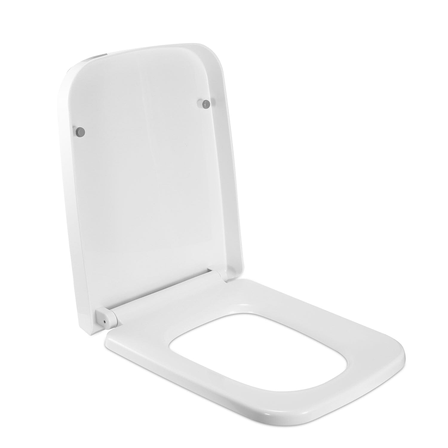 Square Toilet Seat with Grip-Tight Seat Bumpers __stock:50 Bath refund_fee:1200