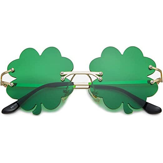 St. Patrick’s Day Irish Shamrock Sunglasses Green __stock:200 Holiday Decor & Apparel refund_fee:800