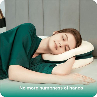 Stack Pillow with Dual Layers Balance, Adjustable Height, Suitable for All Sleeping Positions __label2:BOGO 30% OFF __stock:400 Bedding refund_fee:1800