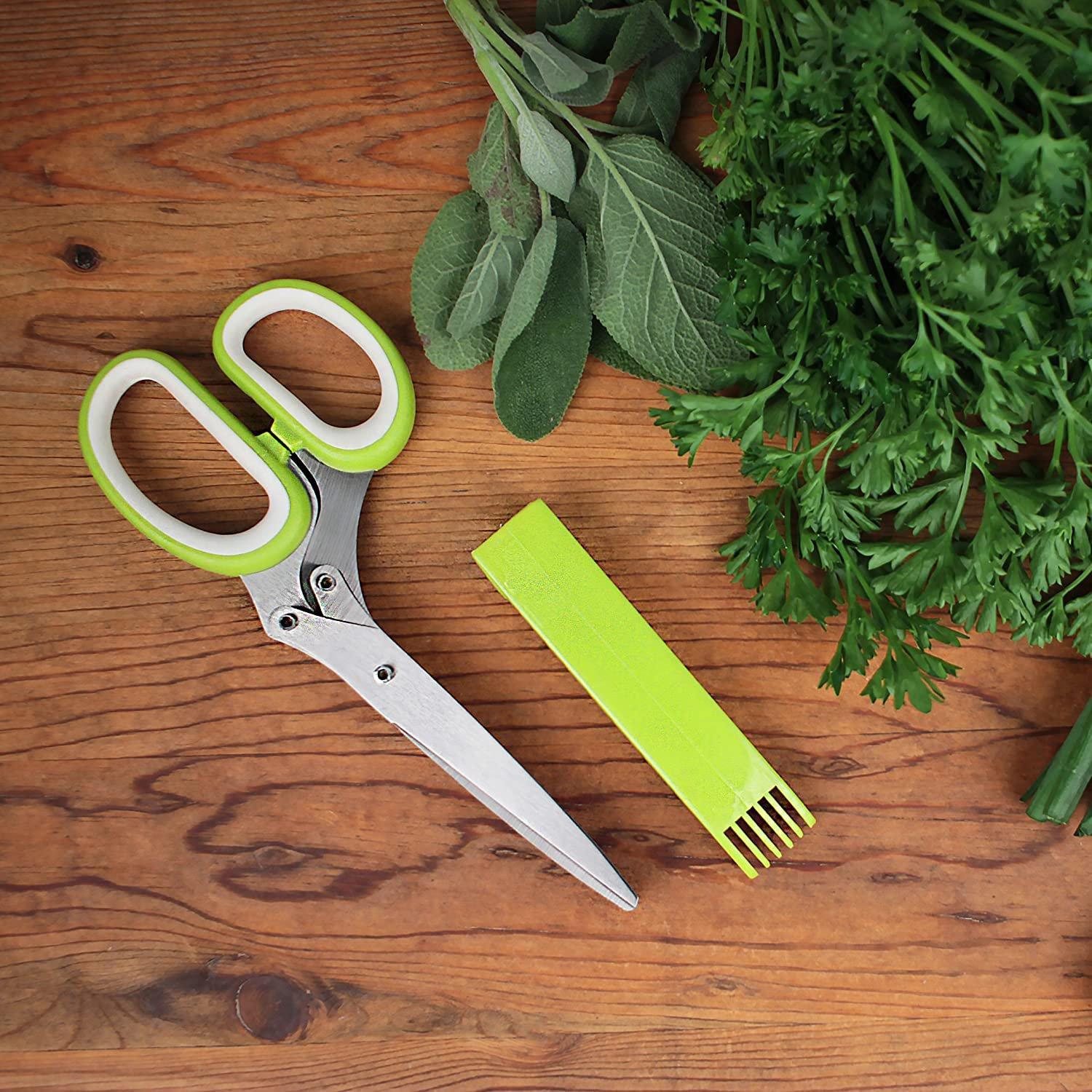 Stainless Steel 5 Blade Herb Scissors Kitchen & Dining refund_fee:800