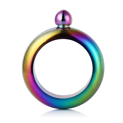 Stainless Steel Bracelet Flask Rainbow __stock:200 Kitchen & Dining refund_fee:1200