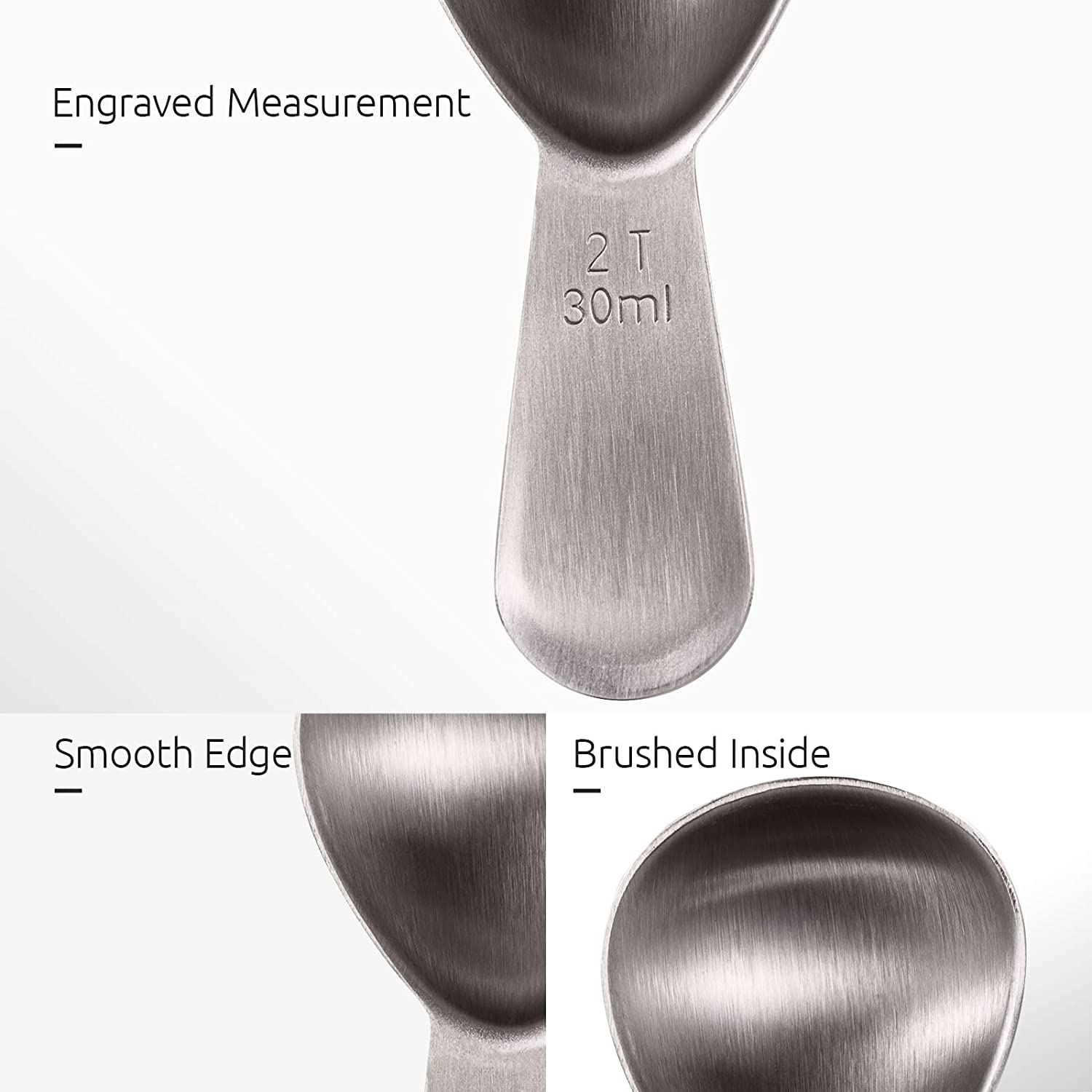 Stainless Steel Measuring Coffee Scoop __stock:100 Kitchen & Dining refund_fee:800