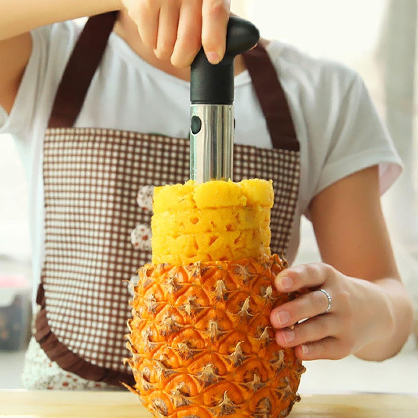 Stainless Steel Perfect Pineapple Corer __stock:550 Kitchen & Dining refund_fee:800