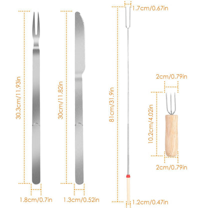 Stainless Steel Roasting Sticks Garden & Patio refund_fee:1200