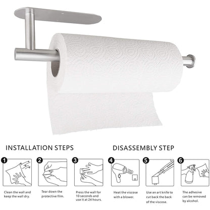 Stainless Steel Paper Towel Holder __stock:200 Kitchen & Dining refund_fee:800