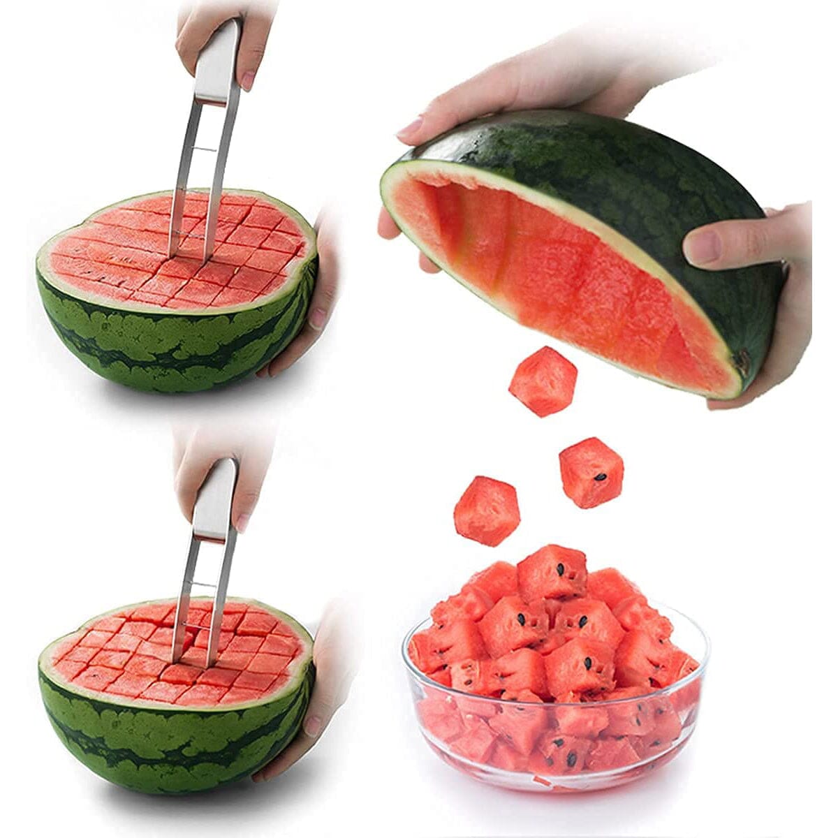 Stainless Steel Watermelon Cube Cutter __stock:200 Kitchen & Dining refund_fee:800