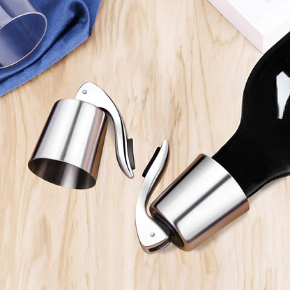 Stainless Steel Wine Bottle Stopper Kitchen & Dining refund_fee:800