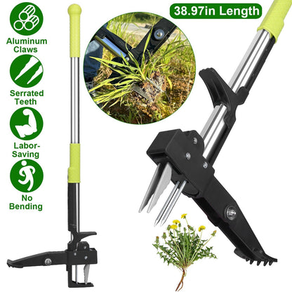 Standup Aluminum Weed Puller with 4 Claws __stock:50 Garden & Patio refund_fee:1800