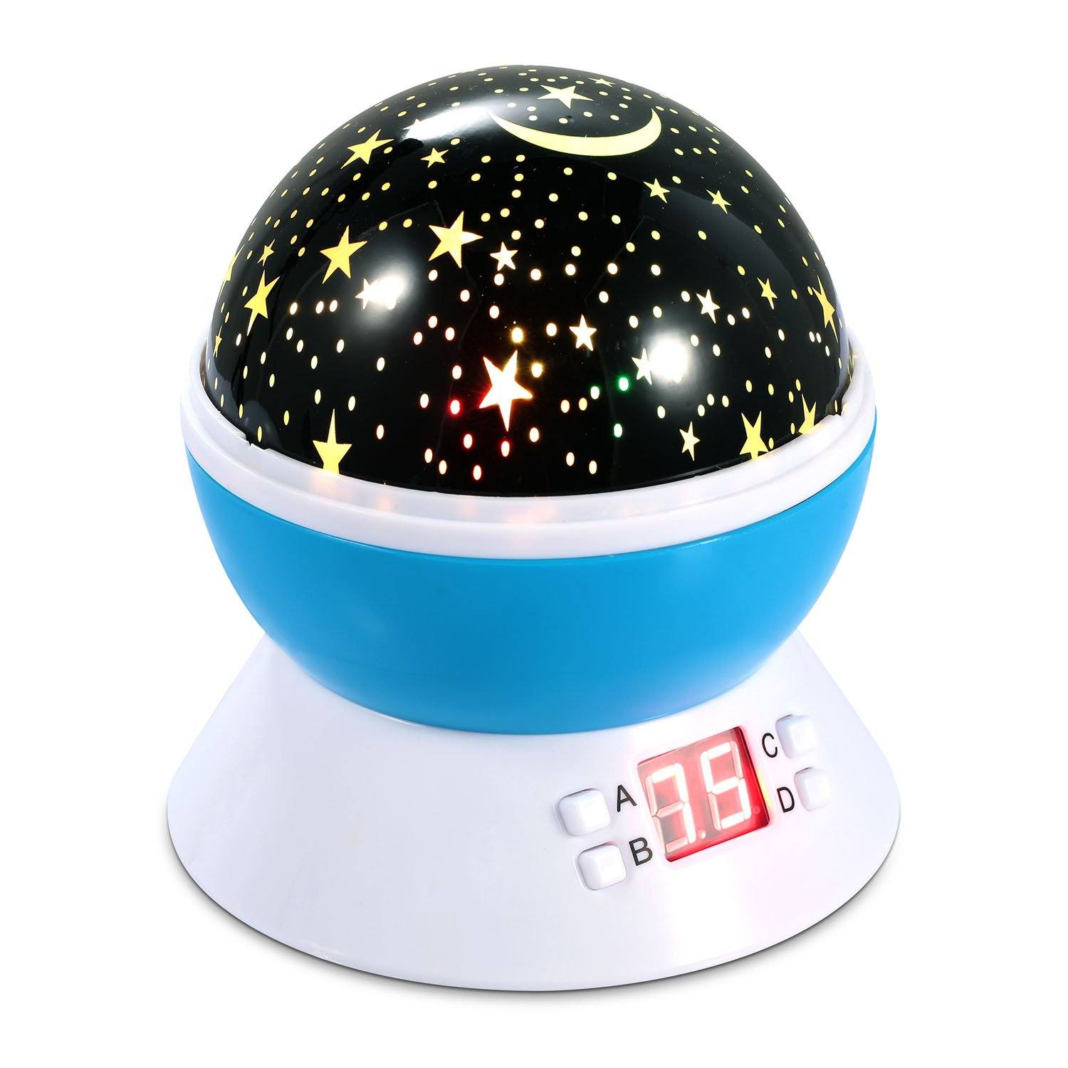 Star Moon LED Projector Lamp Kids Night Light __stock:100 Indoor Lighting refund_fee:1200 Warranty