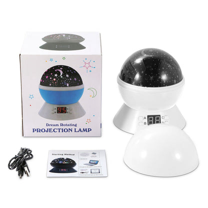 Star Moon LED Projector Lamp Kids Night Light __stock:100 Indoor Lighting refund_fee:1200 Warranty