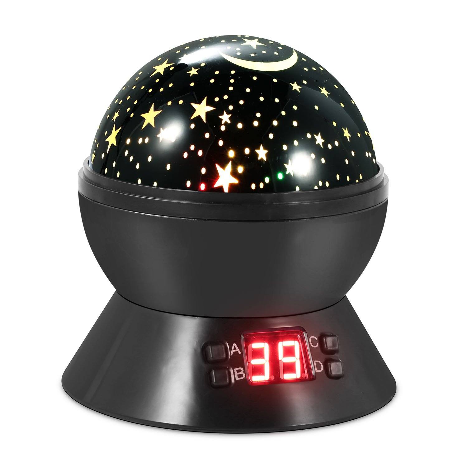 Star Moon LED Projector Lamp Kids Night Light __stock:100 Indoor Lighting refund_fee:1200 Warranty