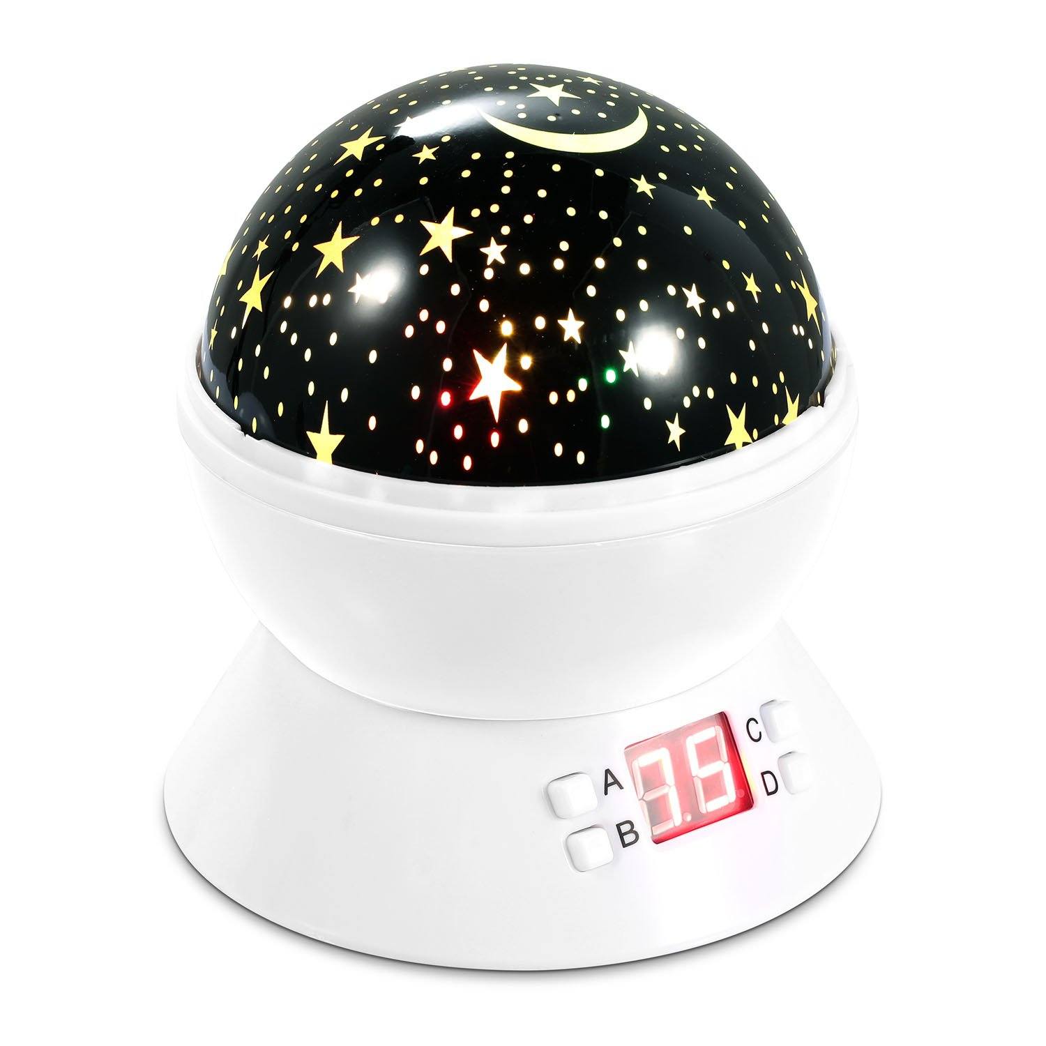 Star Moon LED Projector Lamp Kids Night Light __stock:100 Indoor Lighting refund_fee:1200 Warranty