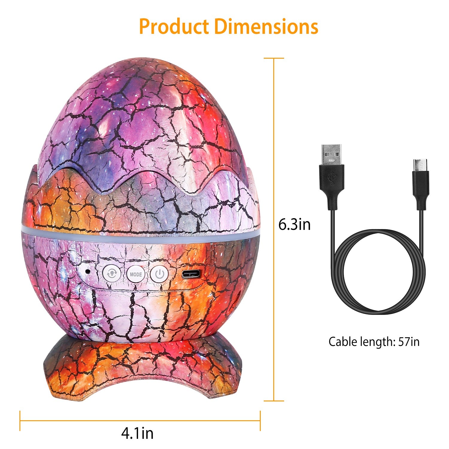 Star Project Lamp Galaxy Light Dinosaur Egg with Wireless Speaker and Remote Control __stock:50 Indoor Lighting Low stock refund_fee:1800 Warranty