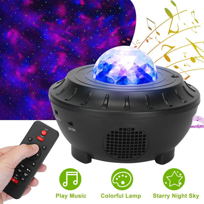 Star Projector Lamp RGBW Wireless Music Speaker Night Light Indoor Lighting refund_fee:1800 Warranty