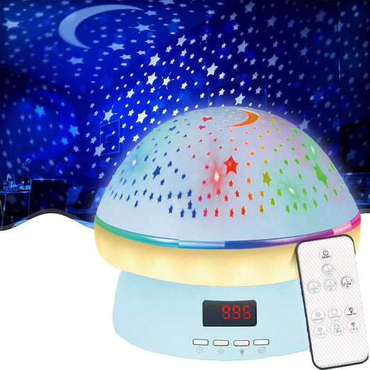 Star Projector Night Light for Kids Blue __stock:100 Indoor Lighting refund_fee:1200 Warranty