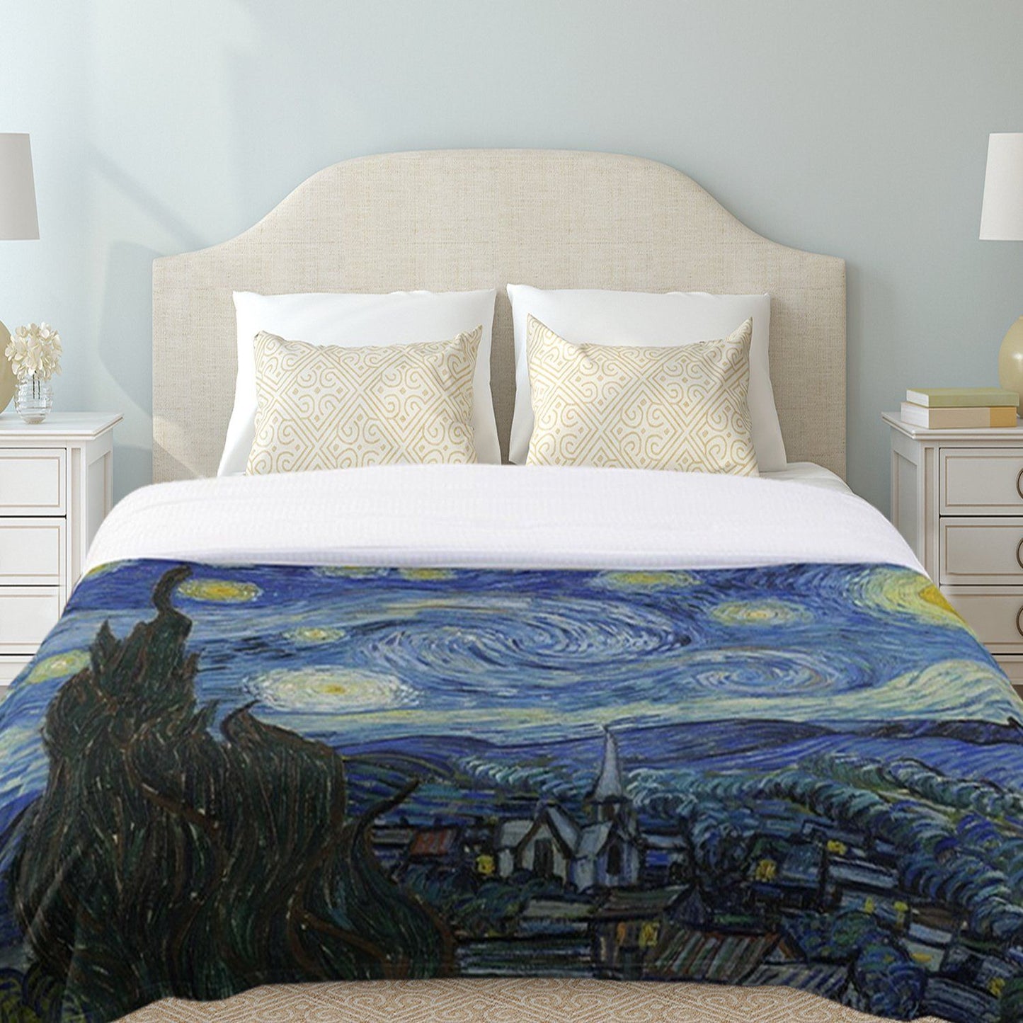 Super Soft Cozy Luxurious Famous Art Paintings Throw Blankets __label2:BOGO 30% OFF __stock:100 Bedding refund_fee:1200